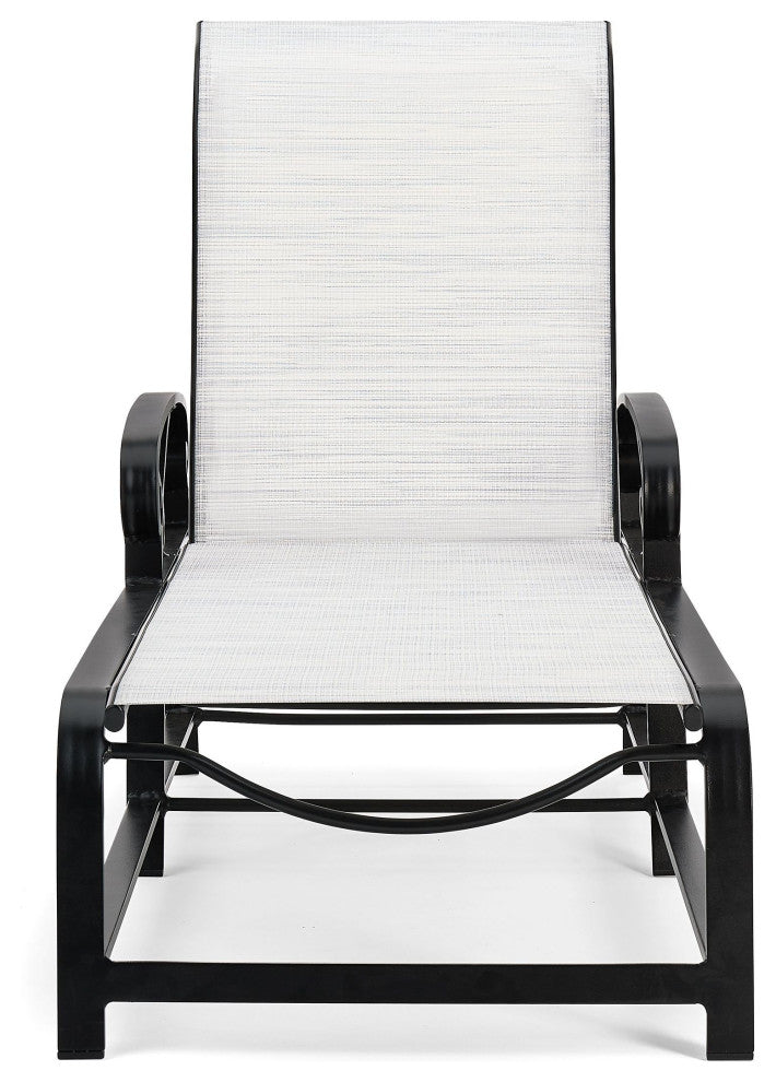 Palazzo Sling Adjustable Chaise With Aluminum Frame
