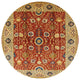 Ahgly Company Indoor Round Mid-Century Modern Area Rugs, 5' Round