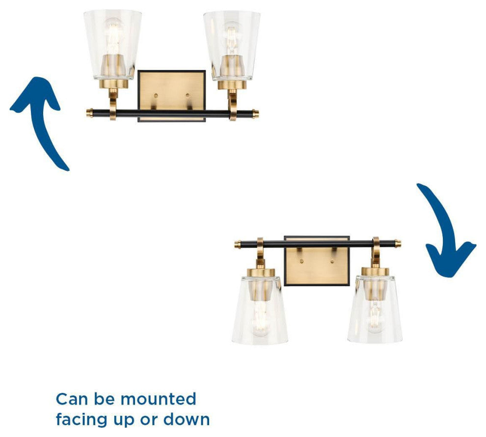 Cassell Collection Bath and Vanity Light, Vintage Brass