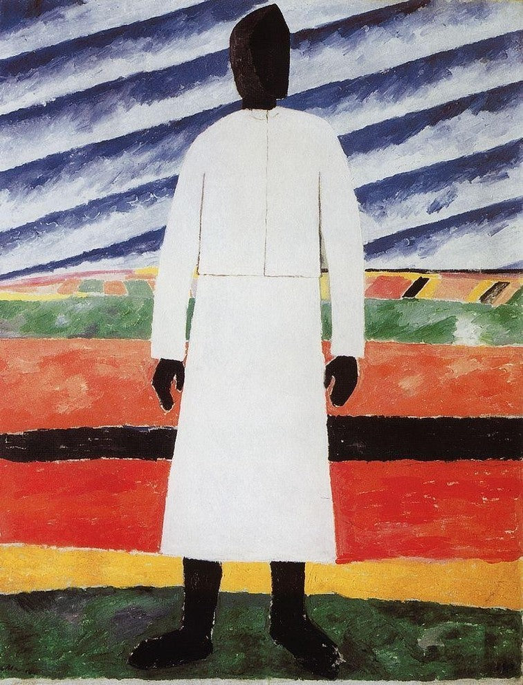 Kazimir Malevich Peasant Woman, 21"x28" Wall Decal