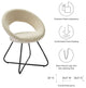 Dining Chair, Set of 2, Beige Black, Fabric, Modern, Cafe Bistro Hospitality
