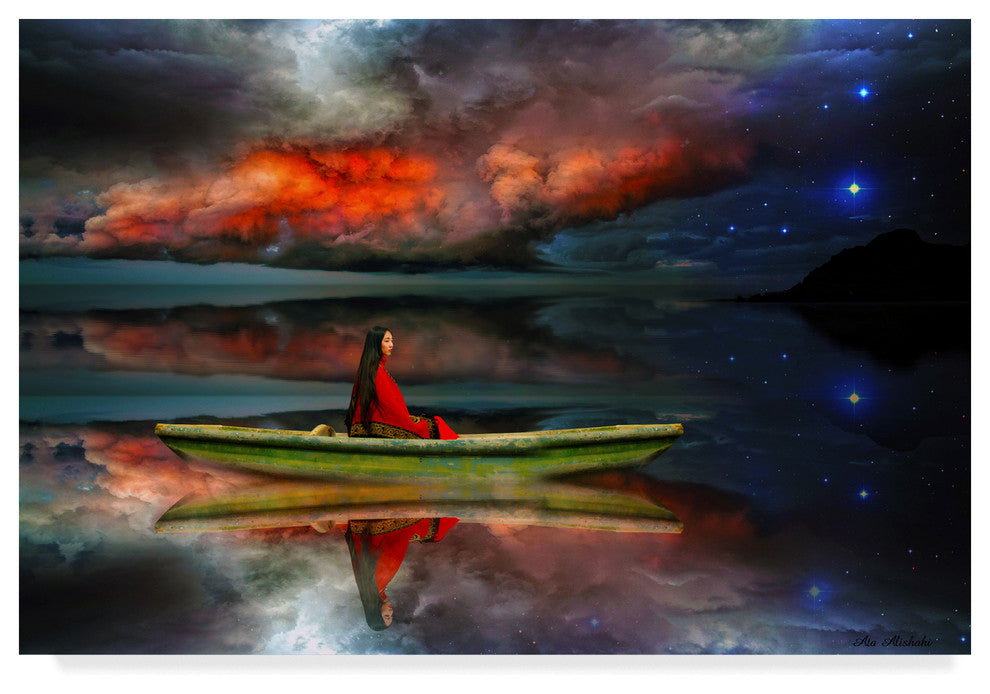 "To Unknown" by Ata Alishahi, Canvas Art, 30"x47"