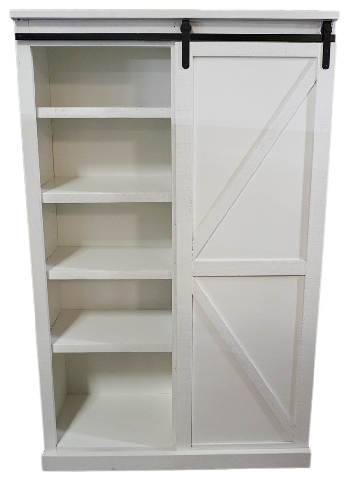 72" Tall Farmhouse Kitchen Pantry, Burnt Cinnamon