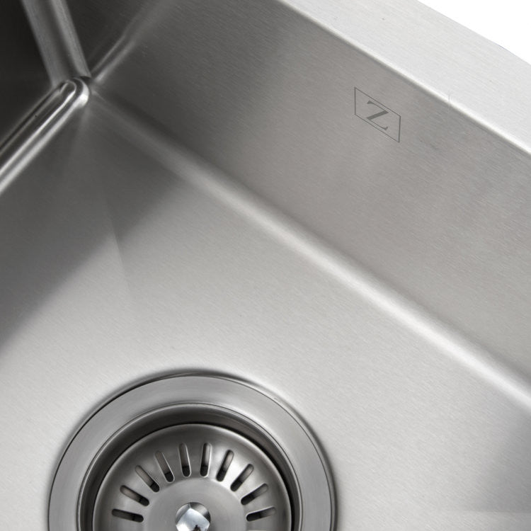 ZLINE Undermount Single Bowl Bar Sink in Stainless Steel (SUS-15)