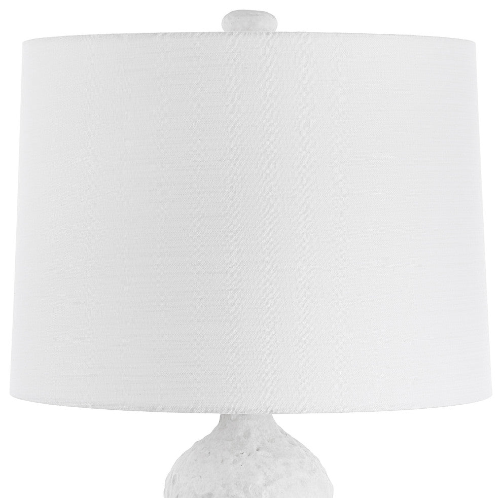 Uttermost Sonata Textured White Table Lamp