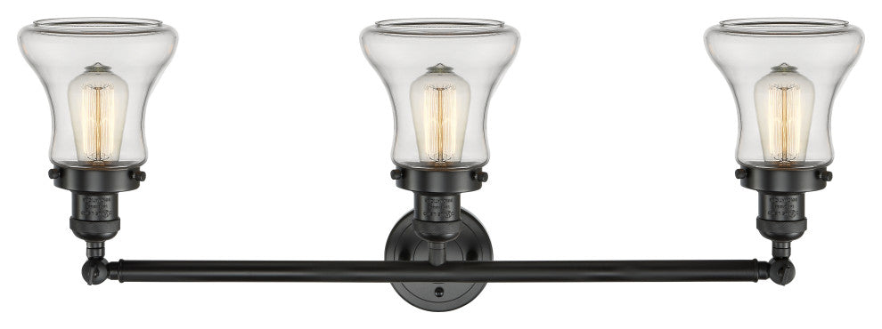 Innovations Lighting 205-Bk-G192-Led 3 Light Dimmable Led Bathroom Fixture