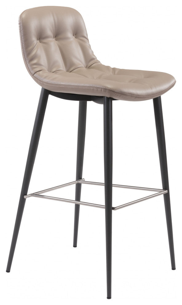 Tangiers Bar Chair, Set of 2 Taupe