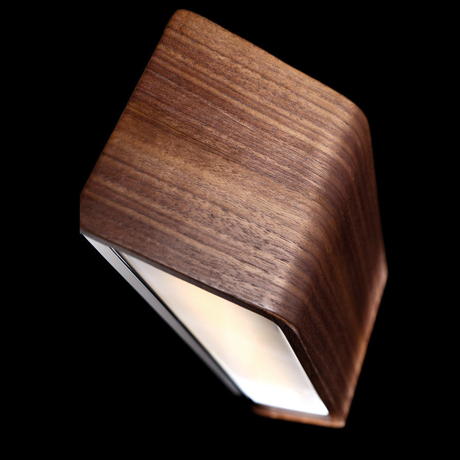 Asgard LED Wall Sconce 3000K, Dark Walnut