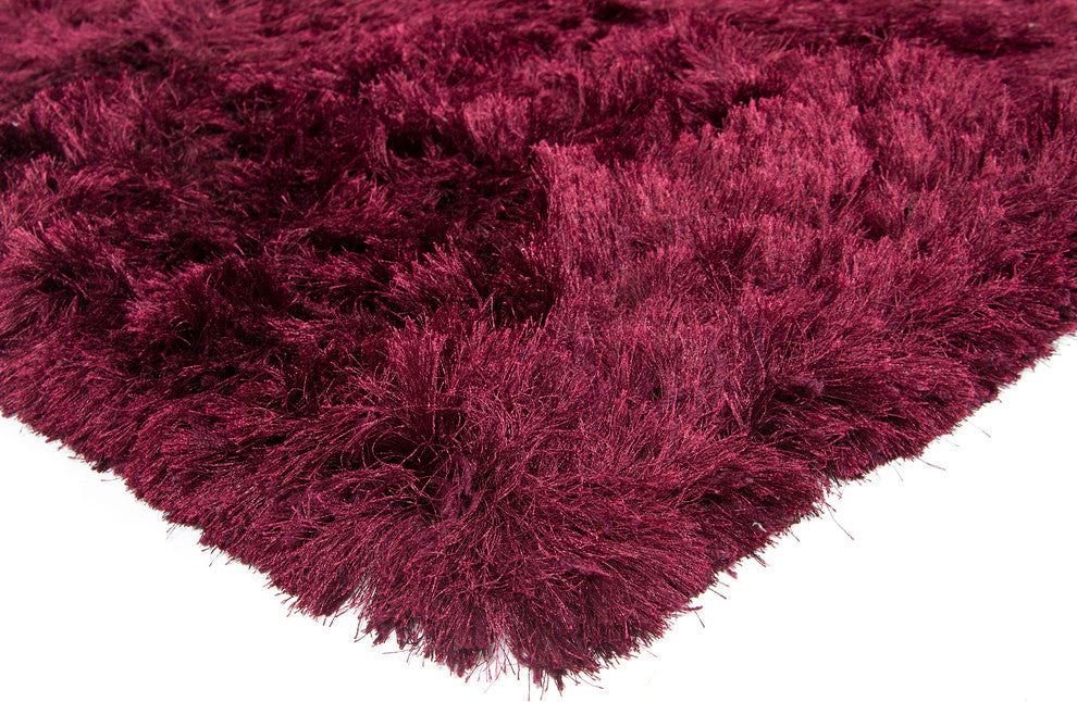 Celecot Contemporary Area Rug, Plum, 7'9" Round