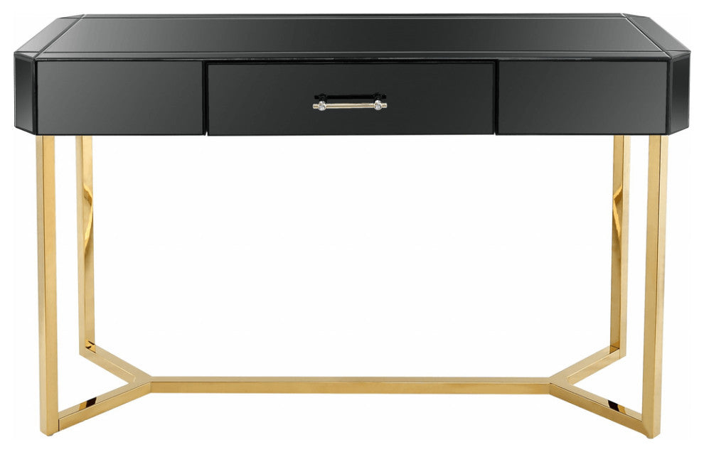 Black and Gold Console Table