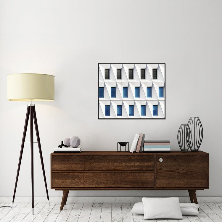 "Backslashed" Framed Canvas Giclee by Luc Vangindertael (laGrange), 37x31"