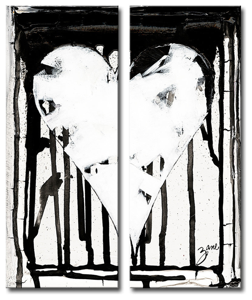 Heartwork "223" 2-Piece Canvas Art Set, 30"x12"