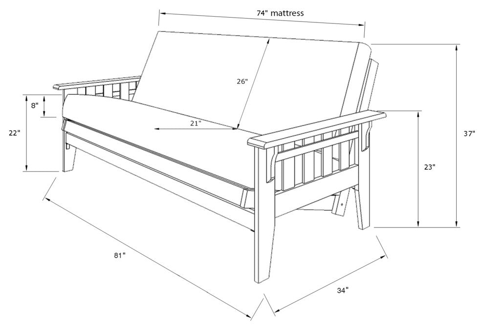 Sonora Frame, Rustic Walnut Finish, Storage Drawers and Mattress, Linen Cocoa