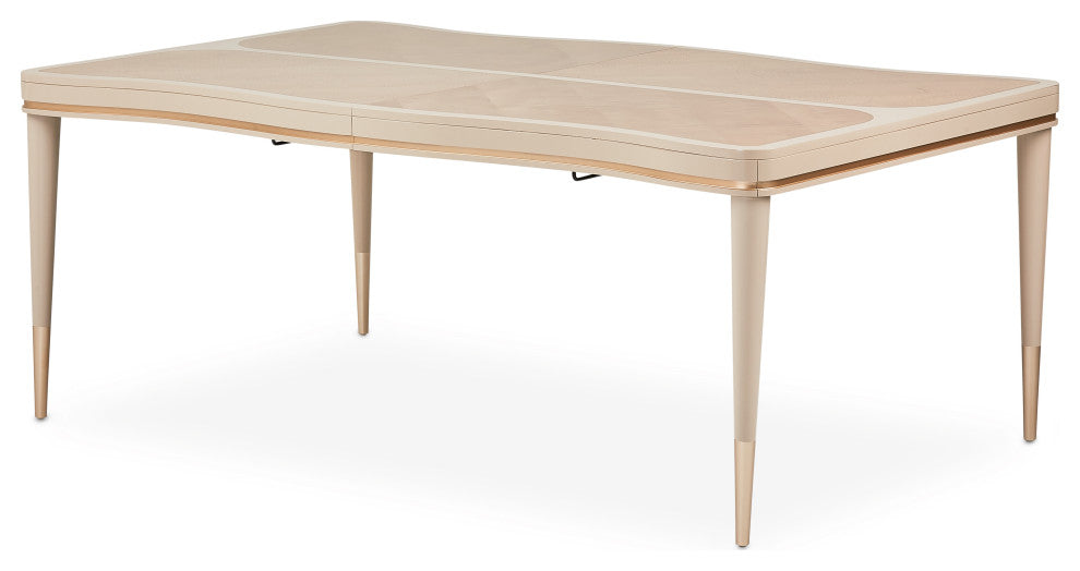 Malibu Crest Rectangular Wood Dining Table - Blush/Chardonnay