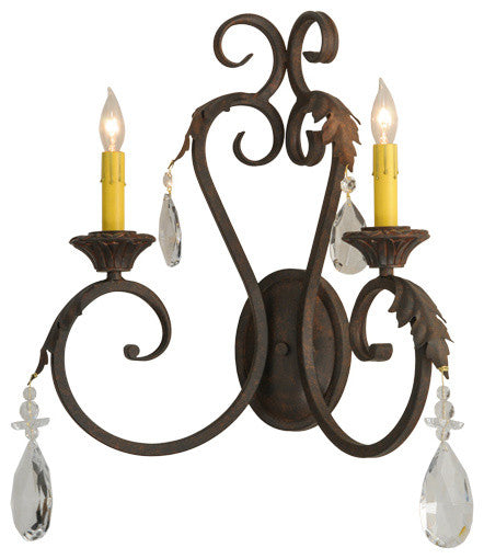20 Wide Josephine 2 Light Wall Sconce