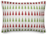 Christmas Tree Pattern 14"x20" Throw Pillow Cover