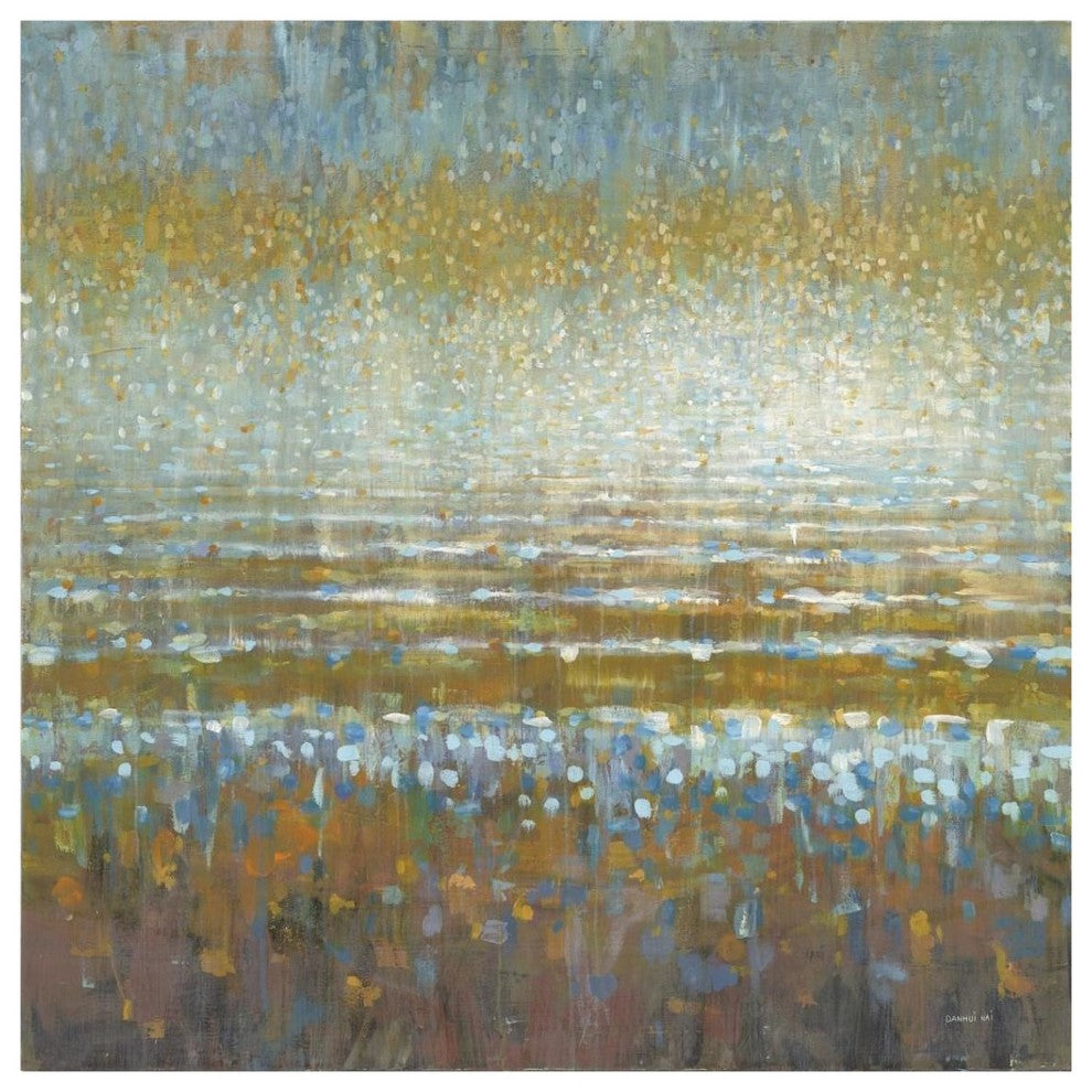 "Rains Over the Lake Light" Digital Paper Print by Danhui Nai, 38"x38"