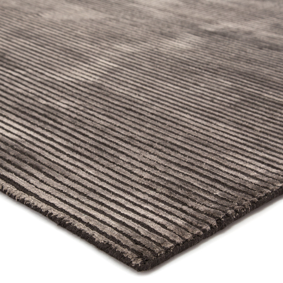 Jaipur Living Basis Handmade Solid Dark Gray Area Rug 12'X15'