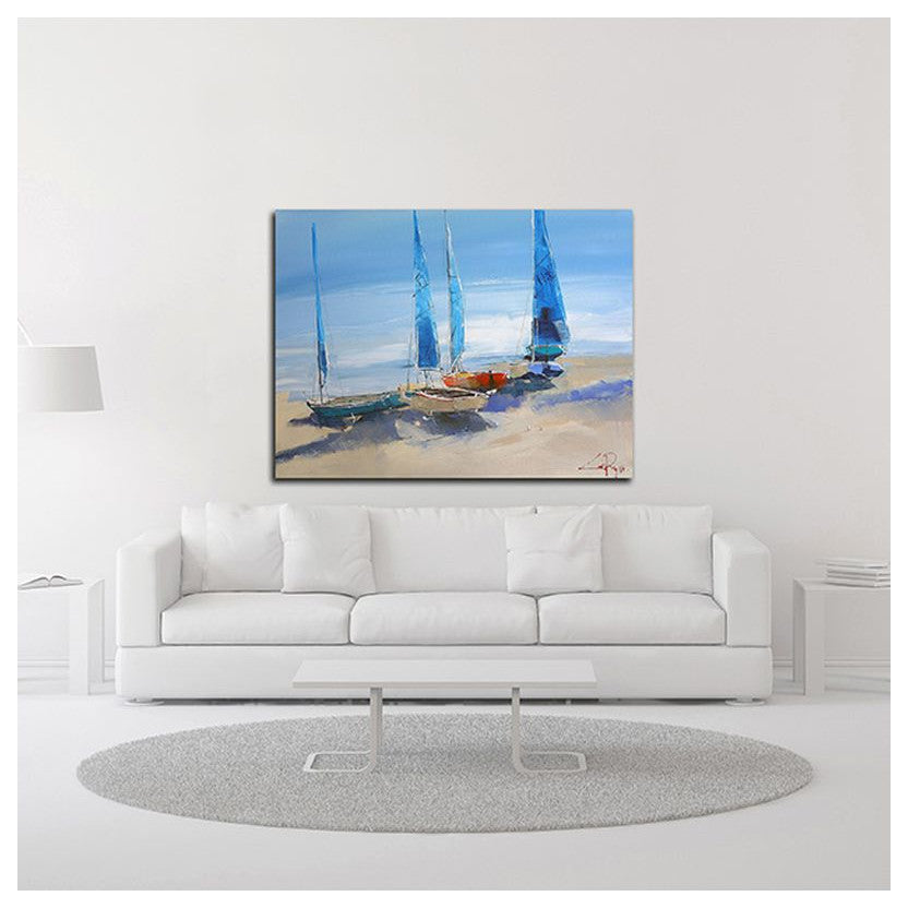 "Before The Sail" by Craig Trewin Penny, Print on Canvas, 24"x18"