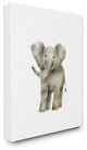 "Happy Baby Elephant" 16x20, Stretched Canvas Wall Art