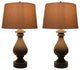 Urbanest, Set of 2, Cote Table Lamps, Concrete Finish, 26" Tall
