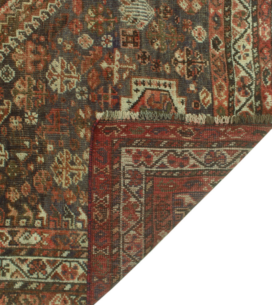 Semi-Antique Kempe Rust Rug