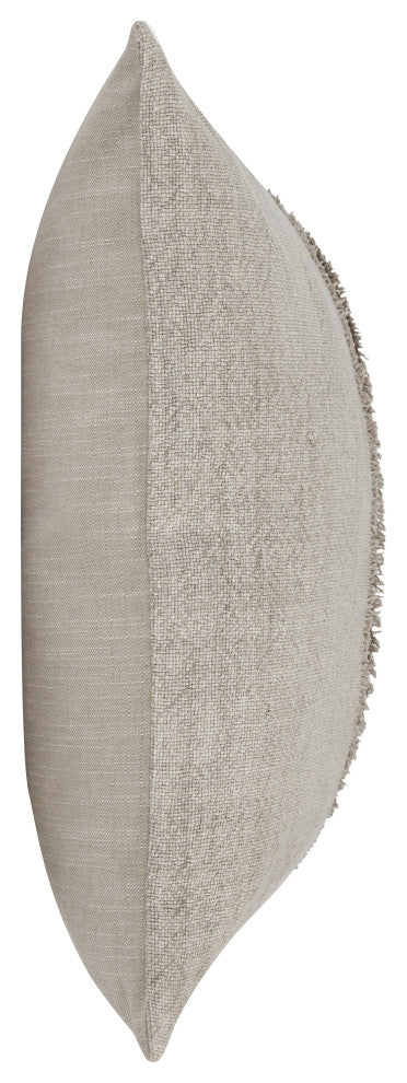 Steam 26" Throw Pillow, Natural by Kosas Home, Taupe, Natural