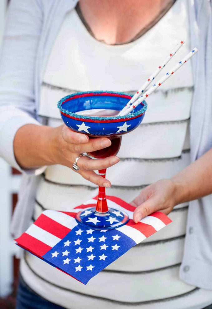Stars and Stripes Margarita Patriotic Collection, Set of 2