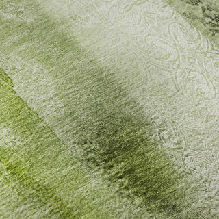 Premium Machine Washable Mayfield AMF537 Sage 3' x 5' Rug