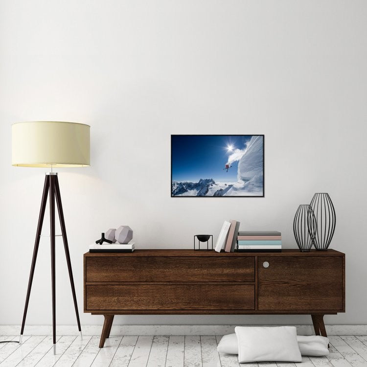 "Higher" Framed Canvas Giclee by Tristan Shu, 31x21"
