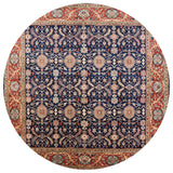 Ahgly Company Indoor Round Mid-Century Modern Area Rugs, 5' Round