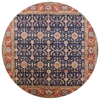 Ahgly Company Indoor Round Mid-Century Modern Area Rugs, 5' Round