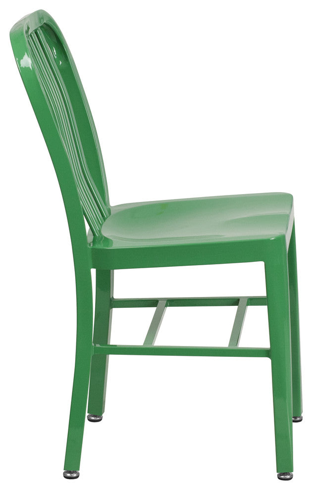 Green Metal Indoor-Outdoor Chair