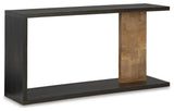 Camlett Dark Brown / Light Brown Console Sofa Table