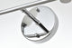 2 Light Chrome And Frosted White Bath Sconce
