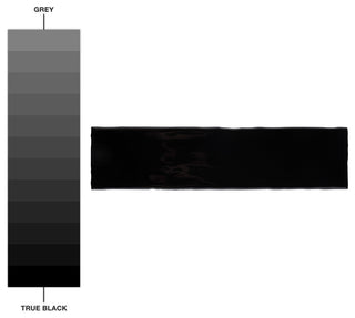 Castillo 3" x 12" Ceramic Wall Tile, Black