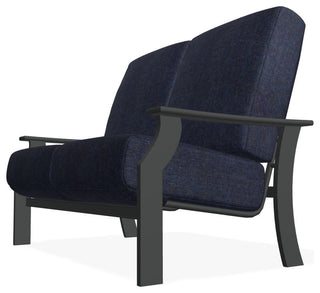 St. Catherine Deep Seat Outdoor Loveseat, Indigo/Graphite