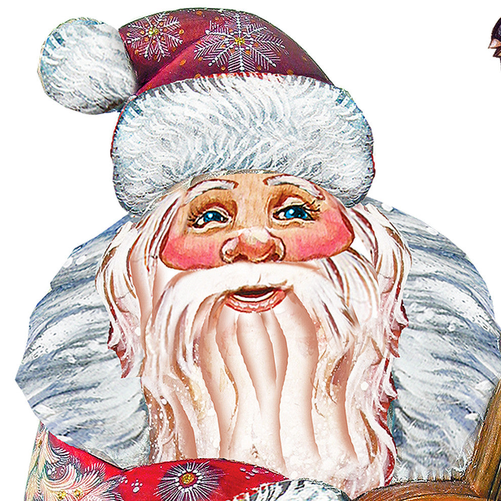 Violin Santa Door Hanger