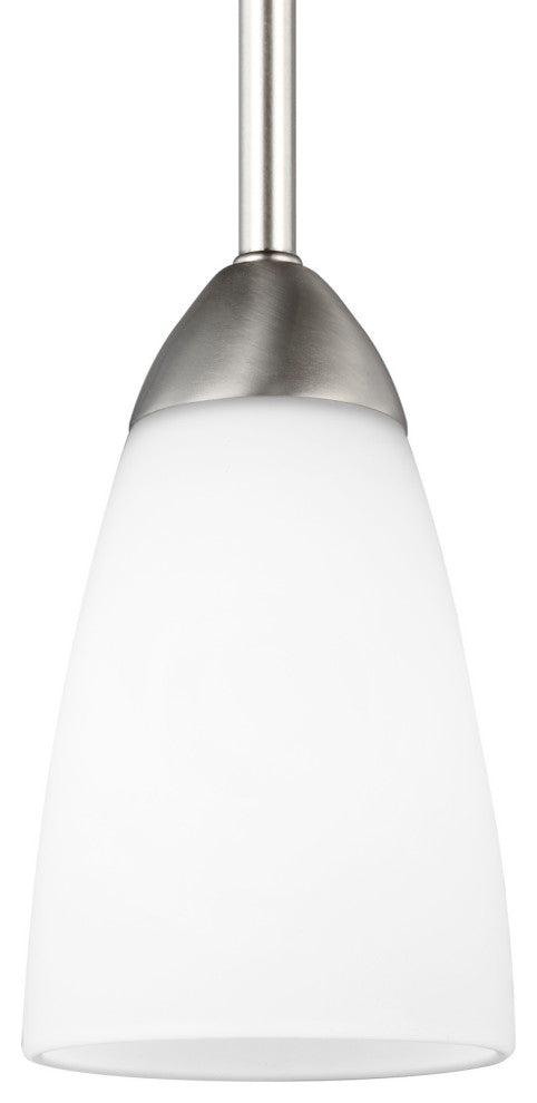 Generation Lighting 6120201 Seville 4"W Mini Pendant - Brushed Nickel
