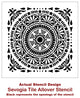 Segovia Allover Tile Stencil, Spanish Tile Stencil, DIY Faux Tiles