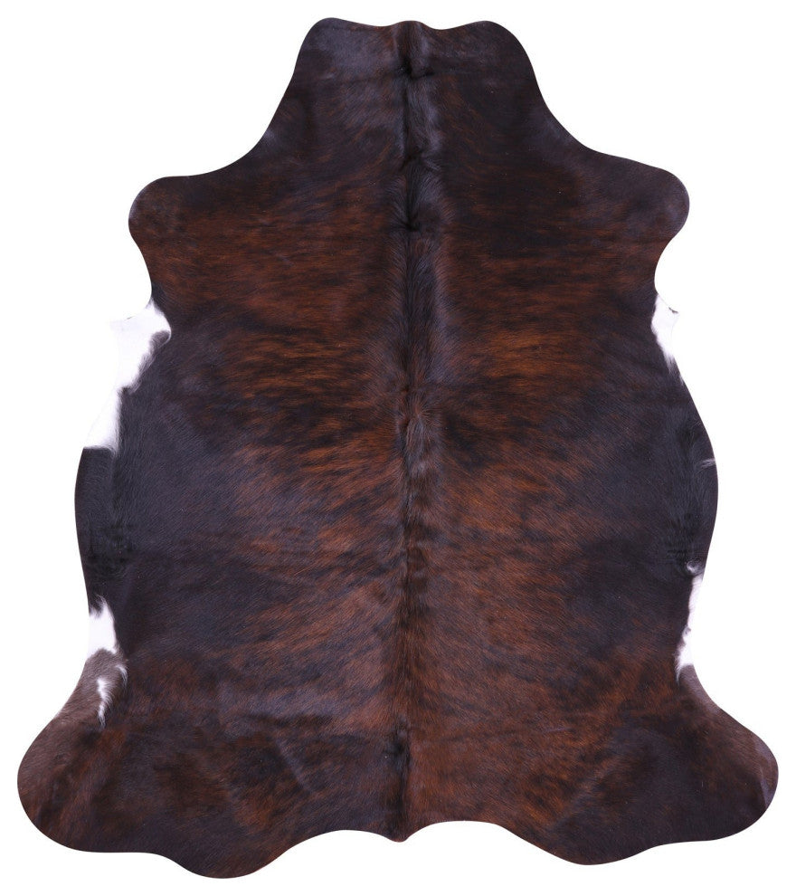 5' 11" X 5' 3" Natural Cowhide Rug C2043