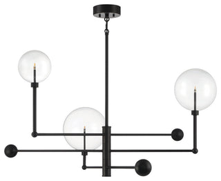 3-Light Chandelier, English Bronze