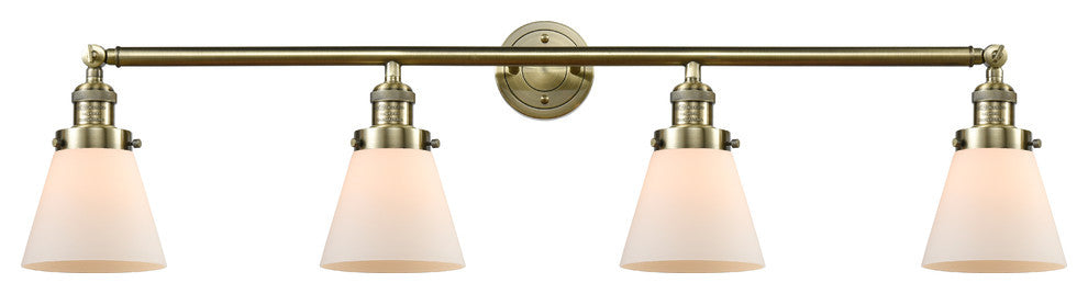 Innovations 215-Ab-S-G61-Led 4 Light Dimmable Led Adjustable Vanity Light