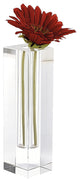 Badash H198 Donovan Handcrafted Square 7.25" Optical Crystal Bud Vase