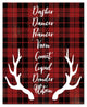 Reindeer Role Call Canvas Wall Art, 16"x20"
