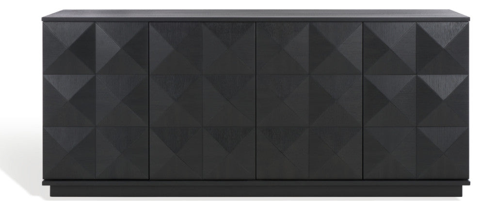 Safavieh Couture Patty 4 Door Sideboard, Black