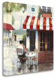 "Relaxing At The Cafe II" By James Wiens, Giclee Print on Gallery Wrap Canvas