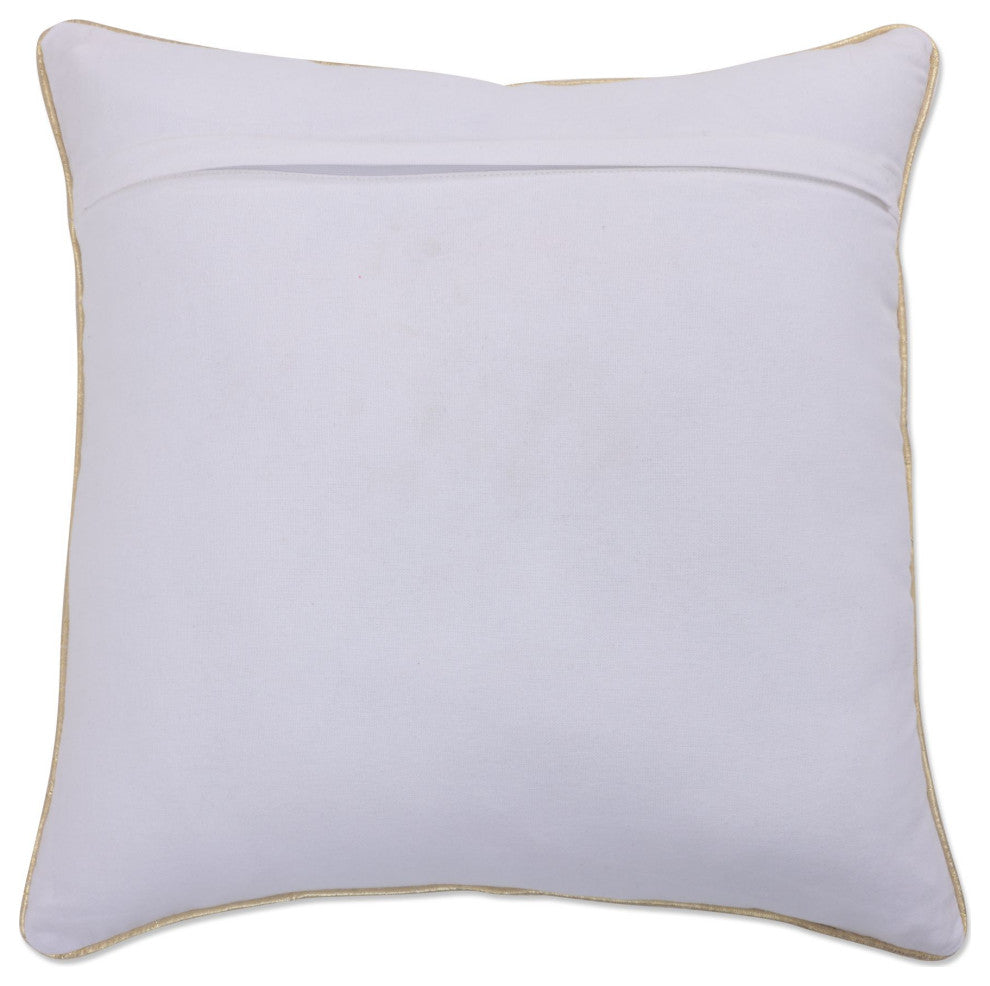 18 x 18 Christmas Ski Santa Throw Pillow