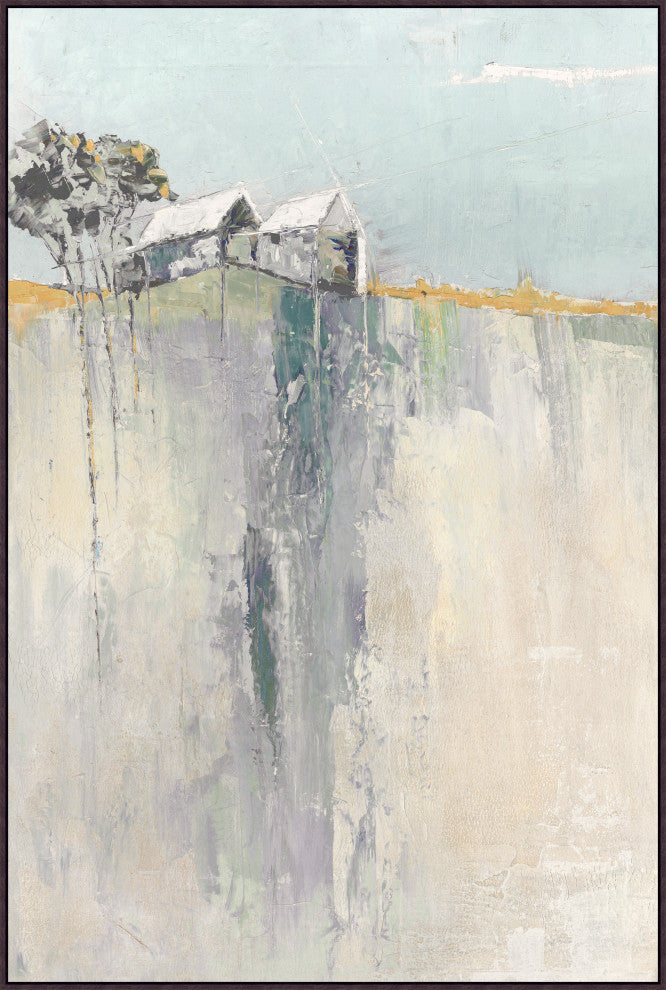 Orange Houses, Giclee Reproduction Artwork