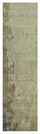 Machine Washable Indoor/Outdoor Chantille ACN1904 Olive 2'3" x 7'6" Runner Rug